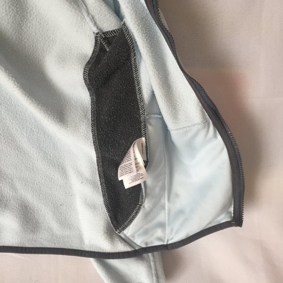 Columbia Full Zip Hooded Fleece Jacket Wmn S /Blue - Picture 11 of 12